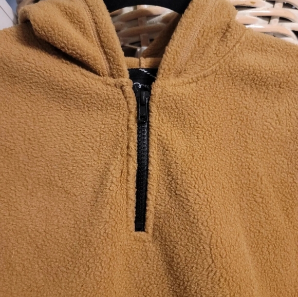 Art Class Girls Pullover Hoodie Sweater Sz 6/7 Cozy Comfy Pockets Khaki Winter - Picture 6 of 8